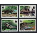 Caribic WWF Crocodile 4v 2003 MNH SG#4692-4695 ...