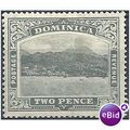Dominica 1909 SG49 2d Grey Mounted Mint.