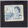 1967 canada queen elizabeth11 5c f/u sg583