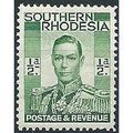 Southern Rhodesia 1937 SG40 1/2d Green Mounted ...