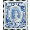 Tonga 1934 SG59 2 1/2d Bright Ultramarine Mount...