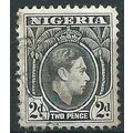 Nigeria 1938 SG52 2d Black Fine Used....