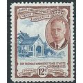 St Kitts-Nevis 1952 SG100 12c Deep Blue & Reddi...