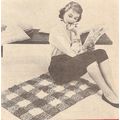 Crochet Rug Pattern The Gingham Rug
