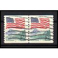 Used 2280 25c U.S. Flag Fine CNP Left 7 PA1042
