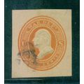 Used UO52 3c George Washington Very Fine Cut Sq...