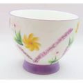 Floral Large Ceramic Cup with Pink Handle Fine ...