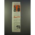 1946 The Virginian Movie Ad, Joel McCrea, Brian Donlevy