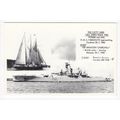 HMS Yarmouth 1985 Tall Ships Race Postcard Paml...