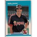 1987 Fleer Wally Joyner rookie baseball card #8...