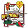 New Mexico Jumbo State Map Fridge Magnet