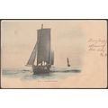 Coucher de Soleil, Barques, Bateaux, 1903 - Geo...