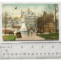 vintage postcard Leicester Square, London