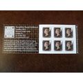 GB 2015 MB13 booklet 6 1st QV penny black stamp...