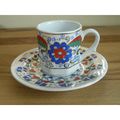 Colourful Elif Porselen Turkish Coffee Cup & Sa...