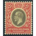 East Africa & Uganda Protectorate 1912 SG50 25c...