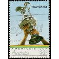 Australia 1986 America's Cup 36c Used Stamp Tri...