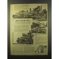 1947 Ethyl Gas Ad - Cars of Fred Astaire, Kate Smith