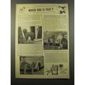 1947 Ethyl Gasoline Ad - Dogs of Arthur Godfrey
