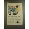 1956 Chevrolet Car Ad - More People Named Jones
