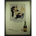 1980 Bisquit Cognac Ad - cartoon by H.M. Batema...