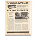 DYNACO INC 1962 Dynatuner FM-1 FMA-2 FMX-3 FM-3...