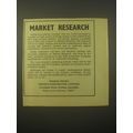 1966 Miehle-Goss-Dexter Limited Ad - Market Research