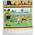 1978 programme Wolverhampton Wanderers v. Manch...