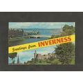 Postcard Inverness Multiview 1960s