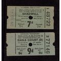 London Transport Tickets - Shadwell 7d & Earls ...