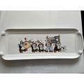 FRENCH FAIENCERIE DE PORNIC CERAMIC CAKE PLATE