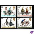 GREAT BRITAIN 1978 CYCLING SET 4 VALS FINE USED