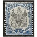British Central Africa 1897 SF43 1d Black & Ult...