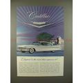 1960 Cadillac Car Ad - Elegence That Expresses it!