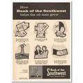 BANK OF THE SOUTHWEST 1959 Houston TX Helps oil...