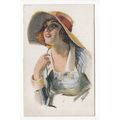 Lady Art Postcard H B Series 1640