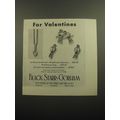 1960 Black Starr & Gorham Jewelry Ad - For Vale...
