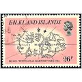 1981 Early Maps of Falkland Islands Used 26p C4