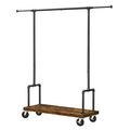 Industrial Metal Pipe Garment Rack with Bottom ...