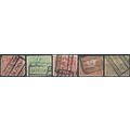 Railway Parcel: 5 Values - Belgium 1920 - F H -...