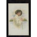 su3761 - Glamour - Alpha, Lady holding a Bamboo...
