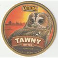 BEER MAT - COTLEIGH BREWERY - TAWNY BITTER - (C...