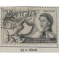 Antigua QEII 1967 35c Black Barbuda Settlement ...