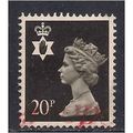 Northern Ireland GB 1989 20p Brownish Black Mac...