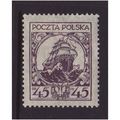 Poland 1925 SG 261 MM Ships (D-312)