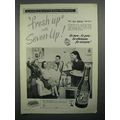 1951 7Up Soda Ad - Fresh Up, All-Family Drink