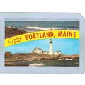ME Portland Lighthouse Postcard Portland Head L...
