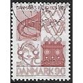 Mi 587: 50th Anniversary of Danish Radio.