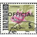 TANZANIA, FISH, Blackfoot Cardinal, Official, b...