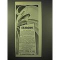 1929 Thos. Cook & Son Cruise Ad - Europe